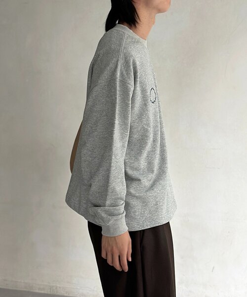 CPCM(シーピーシーエム)の「古着ライク胸刺繍バルーンスウェット(Tシャツ/カットソー・メンズ・レッド/ネイビー/マスタード/サックスブルー/グレー・FREE)」の13枚目の写真