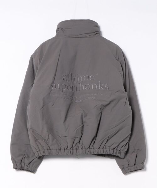 SUPERTHANKS(スーパーサンクス)の「【SUPERTHANKS】ST254JK02 Faux Suede(ダウンジャケット/コート・メンズ・チャコールグレー・S/M)」の2枚目の写真