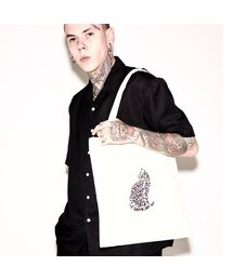 EIGHTVOLUME（エイトボリューム）の「EV Leopard Cat Eco Bag (Ivory)（エコバッグ/サブバッグ）」