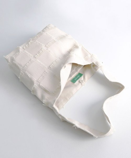 GREEN STUFF(グリーンスタッフ)の「シンプルなショッパーバッグ62エスニックフリンジ - ivory(ショルダーバッグ・レディース・その他・FREE)」の2枚目の写真
