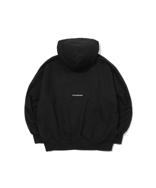PSSHOPPER（ピーエスショッパ）の「スモールロゴウォッシュフード集業[ブラック]（パーカー・メンズ・その他・MEDIUM/LARGE/X-LARGE/XX-LARGE）」の6枚目の写真