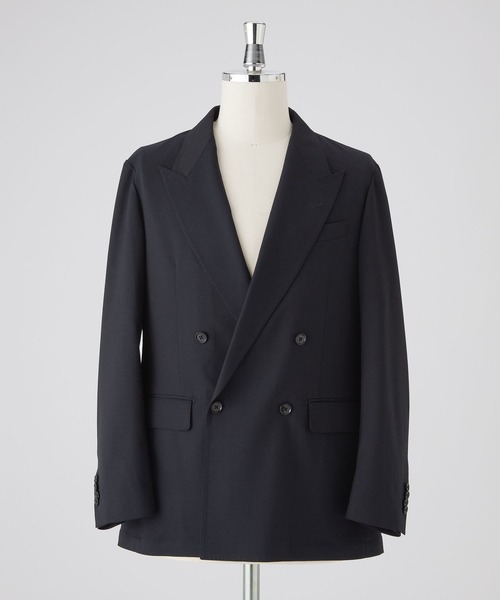 GLOBAL WORK（グローバルワーク）の「ストレッチTW4Bジャケット/Salon de GW/600868（テーラードジャケット・メンズ・ネイビー/モカ・X-LARGE/LARGE/MEDIUM/SMALL）」の8枚目の写真