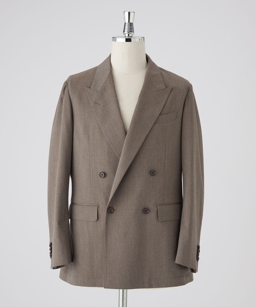 GLOBAL WORK（グローバルワーク）の「ストレッチTW4Bジャケット/Salon de GW/600868（テーラードジャケット・メンズ・ネイビー/モカ・X-LARGE/LARGE/MEDIUM/SMALL）」の9枚目の写真