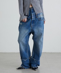 Lui's | ダブルウエストボーイズデニム(デニムパンツ)