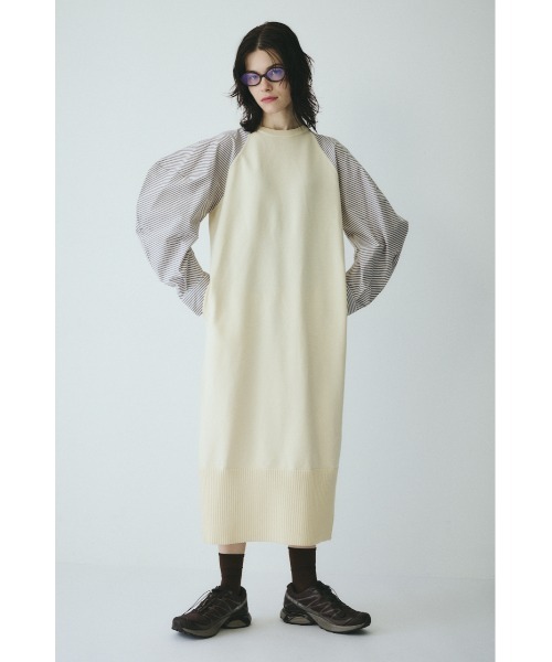 セール】Volume sleeve knit dress ボリュームスリーブニットドレス