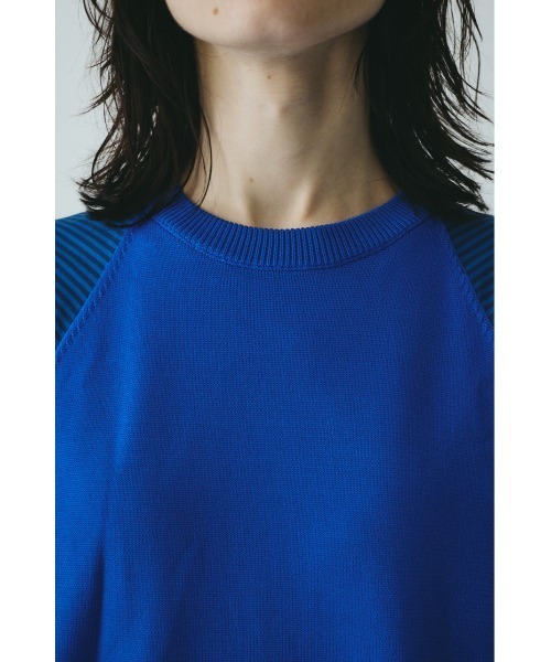 HeRIN.CYE(ヘリンドットサイ)の「Volume sleeve knit dress ボリュームスリーブニットドレス(ワンピース・レディース・ブラック/オフホワイト/ブルー・FREE)」の17枚目の写真