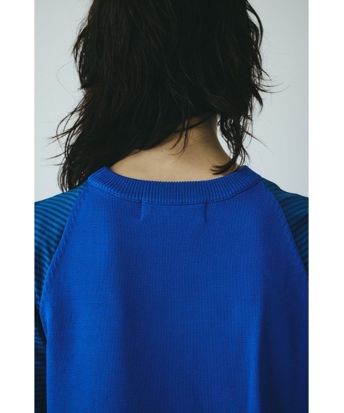 HeRIN.CYE(ヘリンドットサイ)の「Volume sleeve knit dress ボリュームスリーブニットドレス(ワンピース・レディース・ブラック/オフホワイト/ブルー・FREE)」の18枚目の写真
