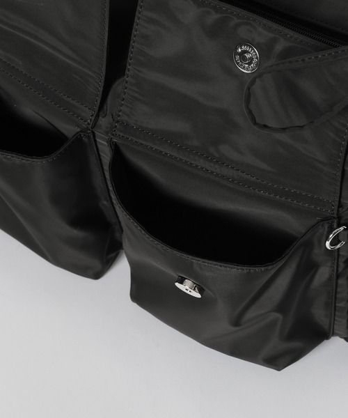 Heather（ヘザー）の「ナイロンシャーリングBAG　638751（ショルダーバッグ・レディース・ブラック系その他/アイボリー/ブラック・ONE SIZE）」の15枚目の写真