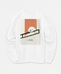 MAMIAN（マミアン）の「urday / dog / アートワークスウェットシャツ【ユニセックス】（スウェット）」