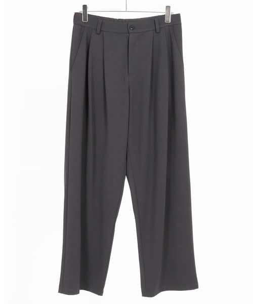 CAMBIO(カンビオ)の「mp14475- Ripple Wide Straight Pants ワイドストレートパンツ(S62326cmb)(その他パンツ・メンズ・ベージュ/チャコール/ブラック・L/M/S)」の9枚目の写真