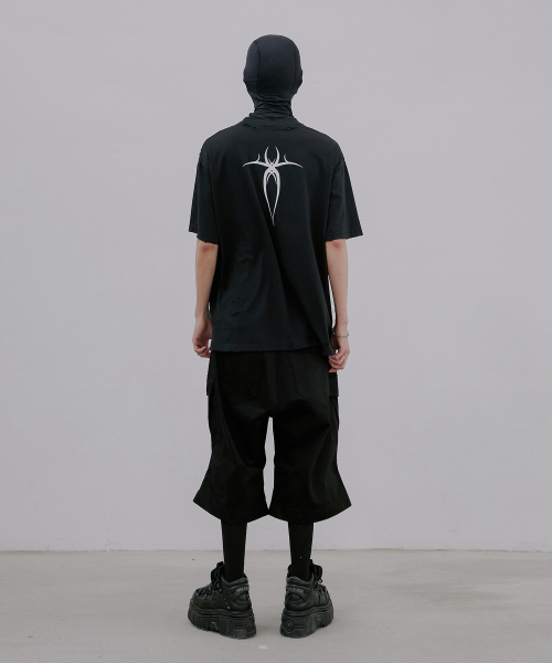 ANOTHERYOUTH(アナザーユース)の「アイレットデミジTシャツ - ブラック(Tシャツ/カットソー・メンズ・その他・1/2)」の4枚目の写真