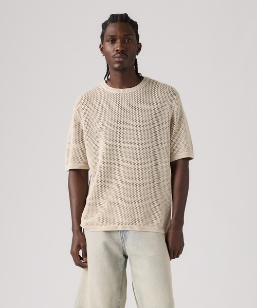 Levi's（リーバイス）の「Levi's/リーバイス STINSON ニットTシャツ（ニット/セーター・メンズ・ホワイト・L/M/S/XL）」の2枚目の写真