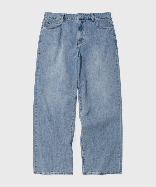 KIIMUIR(キミュア)の「サマー ワイド デニムパンツ_スカイブルー(デニムパンツ・メンズ・スカイブルー・MEDIUM/LARGE/X-LARGE)」の5枚目の写真