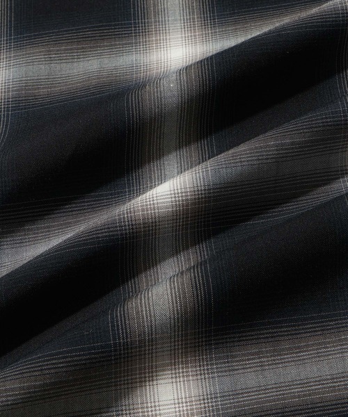 ADAM ET ROPE'(アダムエロペ)の「オンブレチェック オープンカラーシャツ(シャツ/ブラウス・メンズ・ブルー系その他6/ブラック系その他2/ブラウン系その他3・M/L)」の13枚目の写真