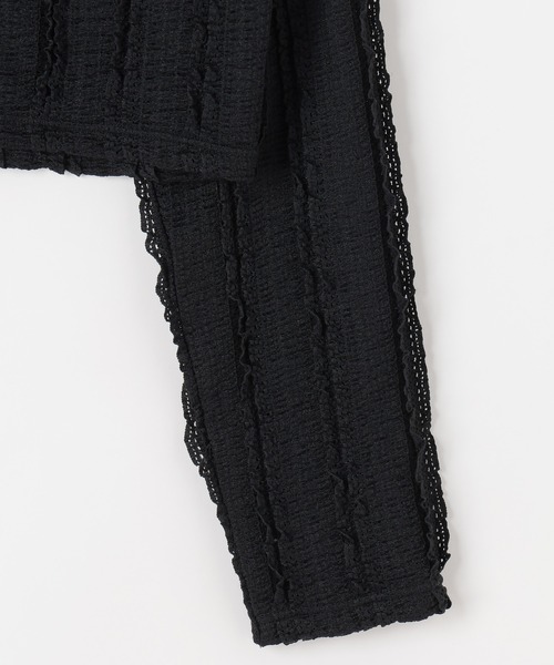 PAGEBOY（ページボーイ）の「フリルカットジャガードロングスリーブ（Tシャツ/カットソー・レディース・レッド/オフホワイト/ブラック・FREE）」の19枚目の写真