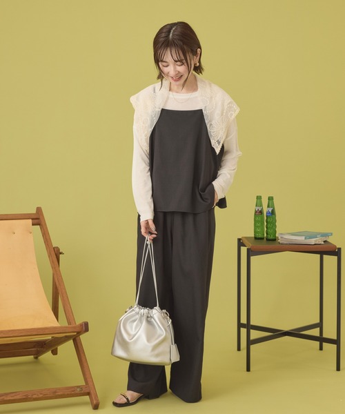 AMERICAN HOLIC(アメリカンホリック)の「【ZOZO限定】3WAY巾着ショルダーバッグ(ショルダーバッグ・レディース・ブラック/ブルー/グレイッシュベージュ/シルバー/ライトベージュ/ダークブラウン・FREE)」の19枚目の写真
