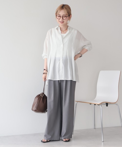 AMERICAN HOLIC(アメリカンホリック)の「【ZOZO限定】3WAY巾着ショルダーバッグ(ショルダーバッグ・レディース・ブラック/ブルー/グレイッシュベージュ/シルバー/ライトベージュ/ダークブラウン・FREE)」の12枚目の写真