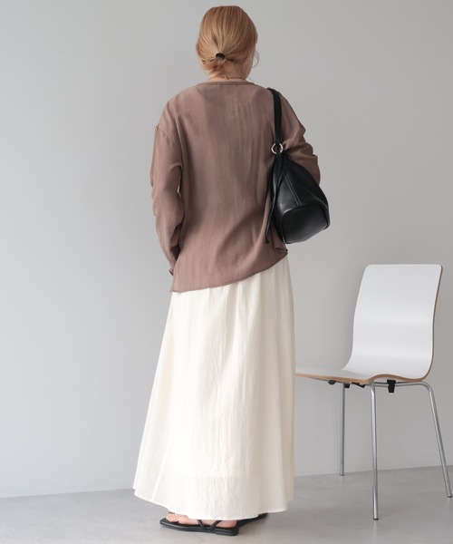 AMERICAN HOLIC(アメリカンホリック)の「【ZOZO限定】3WAY巾着ショルダーバッグ(ショルダーバッグ・レディース・ブラック/ブルー/グレイッシュベージュ/シルバー/ライトベージュ/ダークブラウン・FREE)」の16枚目の写真