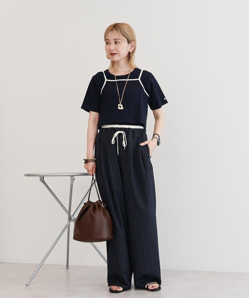 AMERICAN HOLIC(アメリカンホリック)の「【ZOZO限定】3WAY巾着ショルダーバッグ(ショルダーバッグ・レディース・ブラック/ブルー/グレイッシュベージュ/シルバー/ライトベージュ/ダークブラウン・FREE)」の14枚目の写真