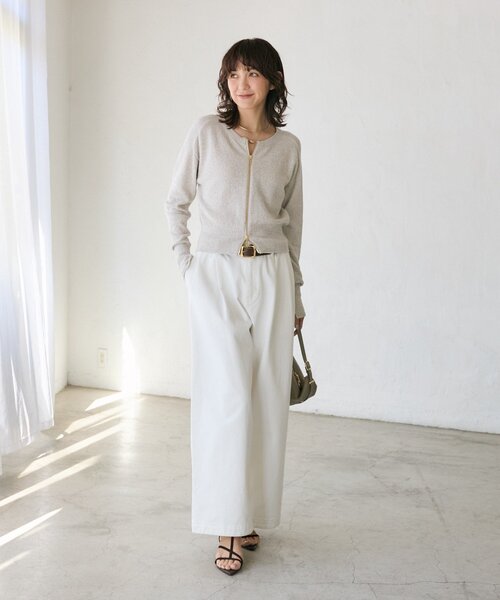 RIVE DROITE(リヴドロワ)の「【A・MONN(アモン)】ホワイトデニムパンツ(デニムパンツ・レディース・ホワイト・38/36)」の14枚目の写真