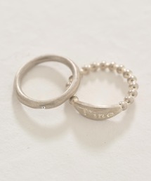 TINA：JOJUN（ティーナジョジュン）の「ボールリング＆ラウンドプレーン リングセット TINA：JOJUN（リング）」