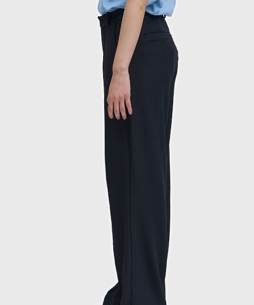 FRED PERRY(フレッドペリー)の「先行予約受付中/Rib Tricot Trousers/リブトリコットトラウザー(その他パンツ・レディース・ブラック・8/10)」の8枚目の写真