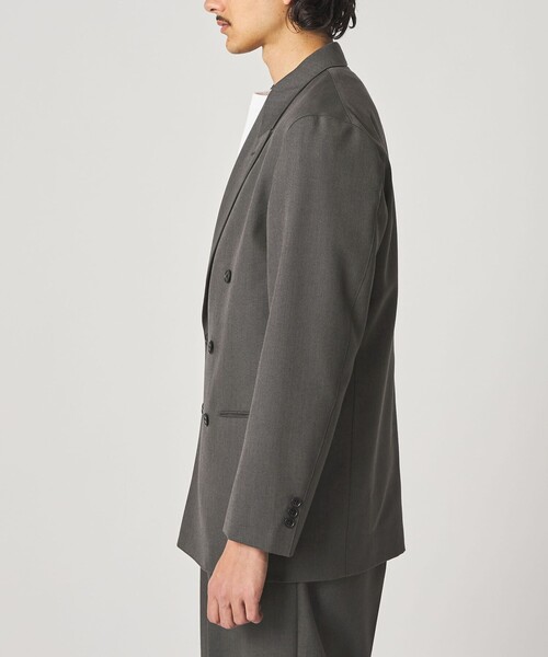 Steven Alan(スティーブンアラン)の「<Steven Alan> ウール オックスフォード ダブルブレステッド 6B ジャケット(テーラードジャケット・メンズ・ブラック/グレー・XL/L/M/S)」の15枚目の写真