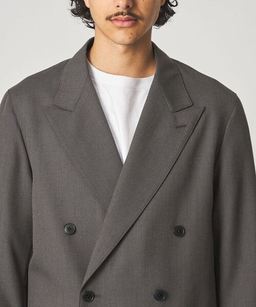 Steven Alan(スティーブンアラン)の「<Steven Alan> ウール オックスフォード ダブルブレステッド 6B ジャケット(テーラードジャケット・メンズ・ブラック/グレー・XL/L/M/S)」の17枚目の写真