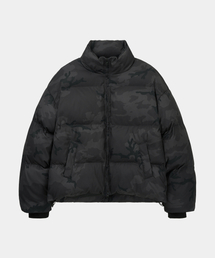 LETTERCOMO（レテルコモ）の「ウィンターカモフラージュプファーショートパディングブラック（ダウンジャケット/コート）」