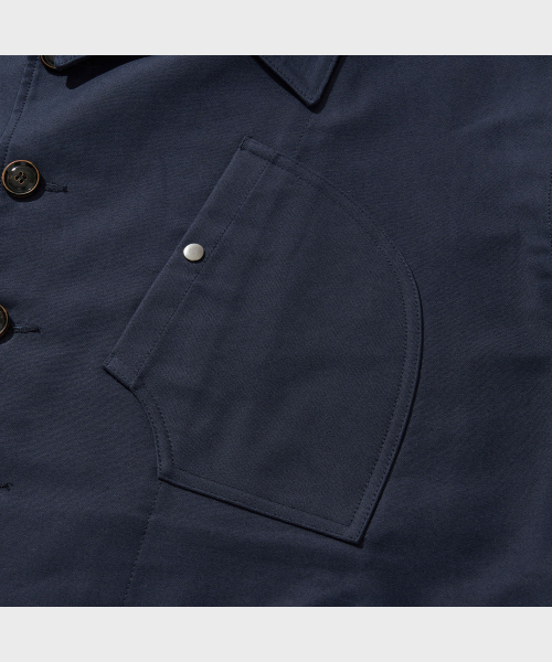 VDR（ブイディアール）の「MOLESKIN DESPATCH RIDERS JACKET [Deep Indigo]（ミリタリージャケット・メンズ・その他・M/L/XL）」の5枚目の写真