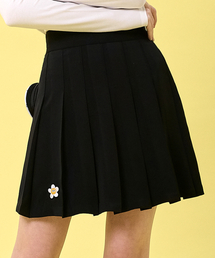 MACKY（マッキー）の「プリーツバンディングスカートブラック（スカート）」