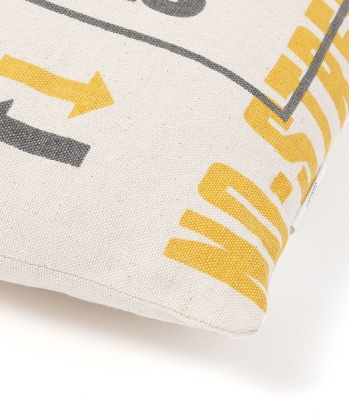 niko and...(ニコアンド)の「メッセージクッション(クッション/クッションカバー・レディース・ブルー/イエロー・0)」の7枚目の写真