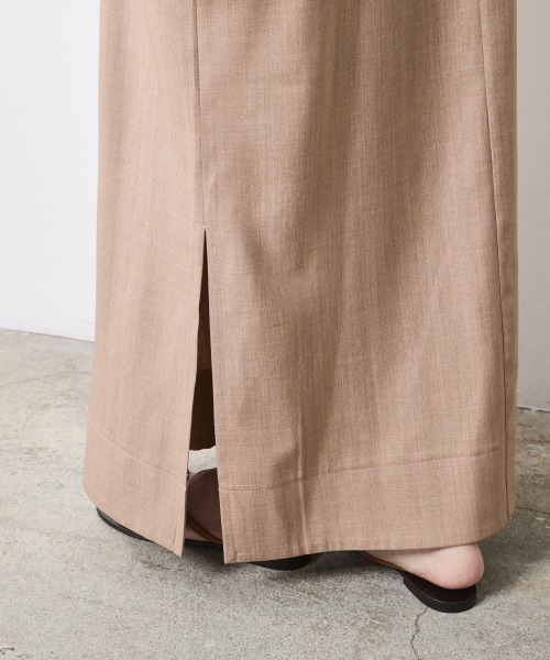 CHIC STYLE（シックスタイル）の「テーラードカラーロングワンピース＜大きいサイズ有＞シックスタイル（ワンピース・レディース・ベージュ/ブラック・M/L/LL/3L/4L/5L）」の14枚目の写真