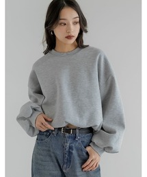 ダンボールバルーンシルエットスウェットプルオーバー