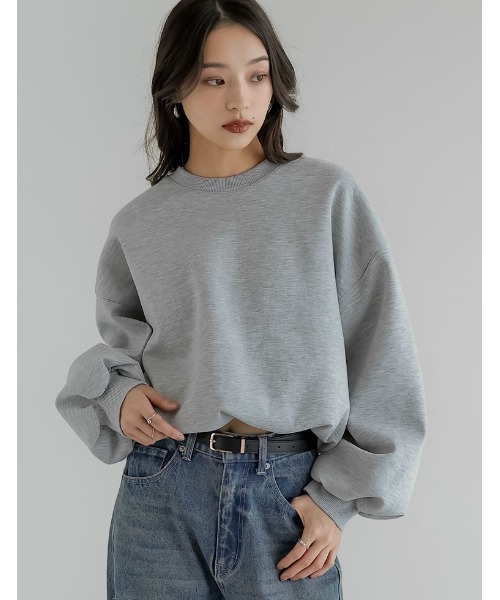 ダンボールバルーンシルエットスウェットプルオーバー（スウェット