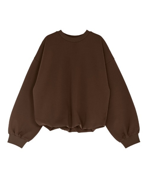 kolor　23AW　ダンボールスウェット　ブラウン ダンボールバルーンシルエットスウェットプルオーバー（スウェット