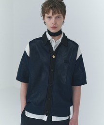 CULLNI（クルニ）の「Mesh Knit Short Sleeve Jacket（ニット/セーター）」