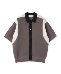 Mesh Knit Short Sleeve Jacket
