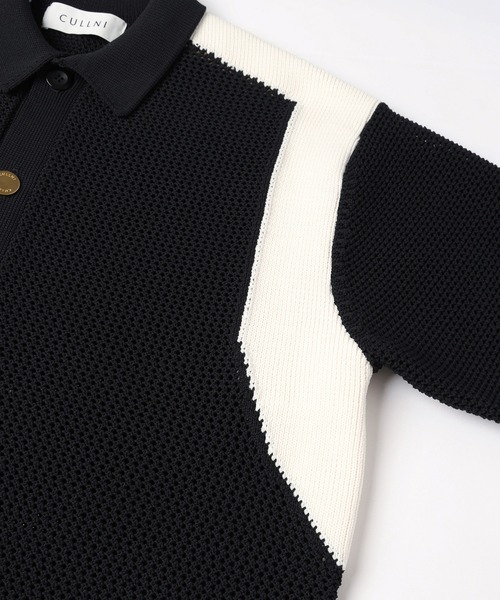 CULLNI（クルニ）の「Mesh Knit Short Sleeve Jacket（ニット/セーター