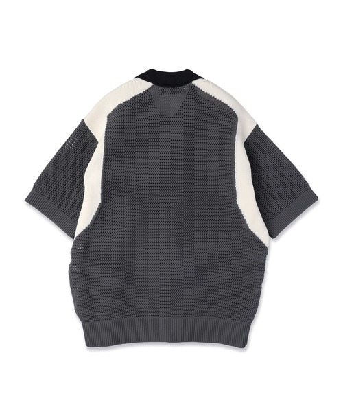 CULLNI（クルニ）の「Mesh Knit Short Sleeve Jacket（ニット/セーター