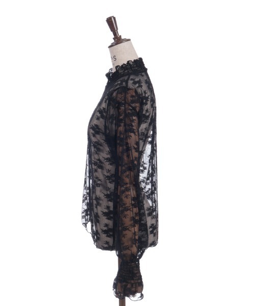 axes femme(アクシーズファム)の「フラワーレースシアーインナー(Tシャツ/カットソー・レディース・ブラック/ホワイト/ブラウン・FREE)」の22枚目の写真