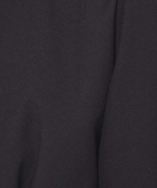 ITS'DEMO(イッツデモ)の「【洗濯機OK/イージーケア】ツイルストレッチペプラムブラウス(シャツ/ブラウス・レディース・ナチュラル/ブラック・00)」の9枚目の写真