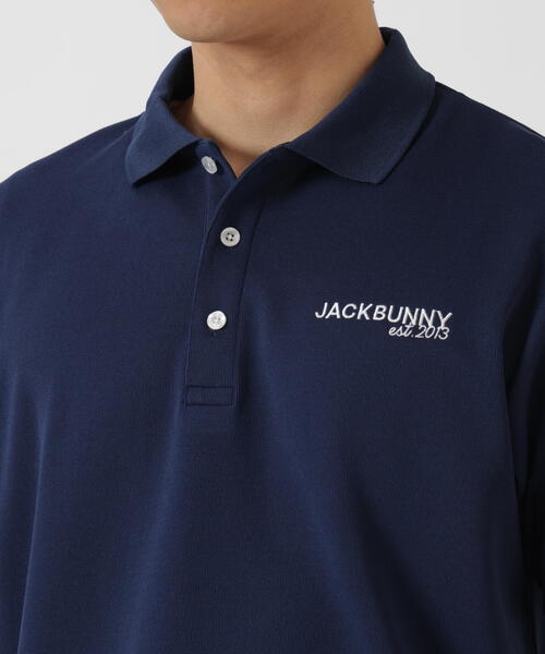 Jack Bunny!!(ジャックバニー)の「【Jack Bunny!!】軽量ピンカリストレッチ半袖ポロシャツ(ポロシャツ・メンズ・ネイビー/ホワイト/グリーン・MEDIUM/LARGE/X-LARGE)」の13枚目の写真