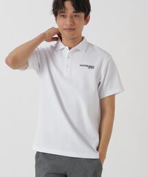 Jack Bunny!!（ジャックバニー）の「【Jack Bunny!!】軽量ピンカリストレッチ半袖ポロシャツ（ポロシャツ）」