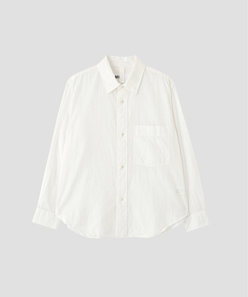 MHL.（エムエイチエル）の「TINY GINGHAM COTTON（シャツ/ブラウス・メンズ・ブラック/ホワイト・SMALL/MEDIUM/LARGE）」の5枚目の写真