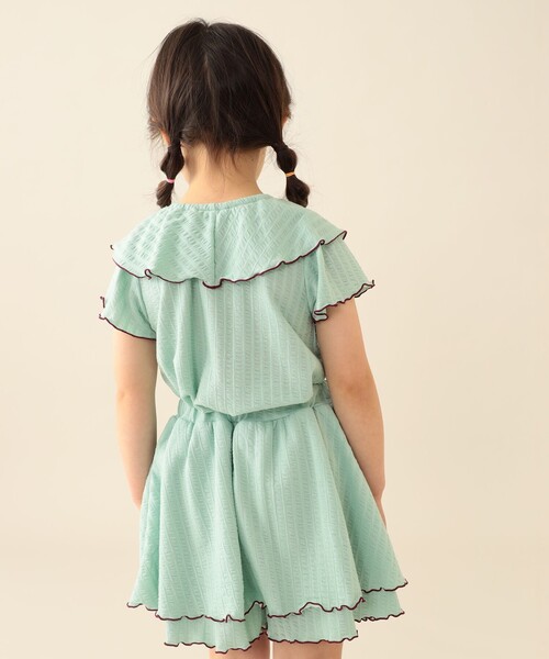 BEAMS mini(ビームスミニ)の「インショーツ フレアスカート 2026SS(90~140cm)(スカート・キッズ・ミント/パープル系その他4・140/130/120/110/100/90)」の9枚目の写真
