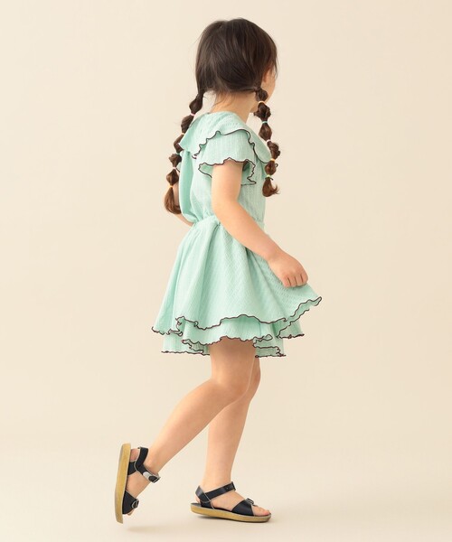 BEAMS mini(ビームスミニ)の「インショーツ フレアスカート 2026SS(90~140cm)(スカート・キッズ・ミント/パープル系その他4・140/130/120/110/100/90)」の12枚目の写真
