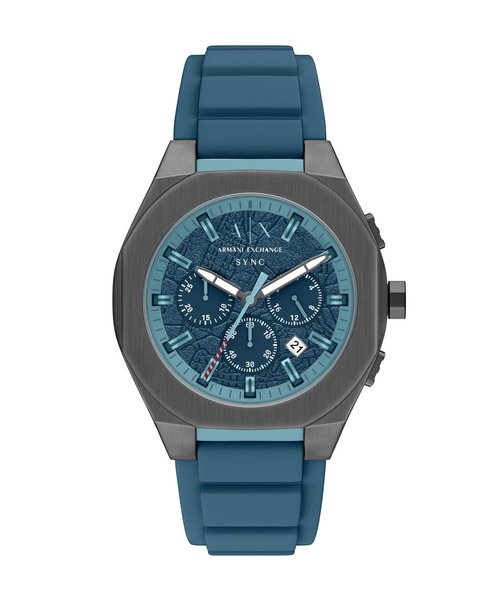 ARMANI EXCHANGE(アルマーニエクスチェンジ)の「アルマーニ・エクスチェンジ 腕時計 メンズ アナログ シリコン AX4291(アナログ腕時計・メンズ・ブルー・FREE)」の1枚目の写真