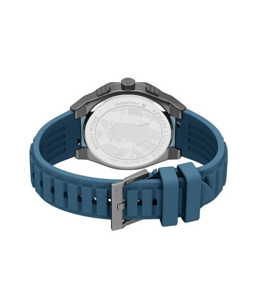 ARMANI EXCHANGE(アルマーニエクスチェンジ)の「アルマーニ・エクスチェンジ 腕時計 メンズ アナログ シリコン AX4291(アナログ腕時計・メンズ・ブルー・FREE)」の3枚目の写真