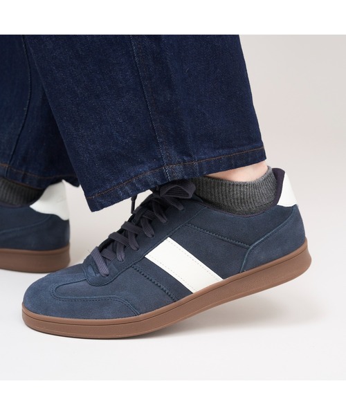 Clarks(クラークス)の「Seco Speed / メンズ セコスピード (ネイビースエード)(スニーカー・メンズ・ネイビー・UK7/UK10/UK9/UK8/UK11/UK6)」の7枚目の写真